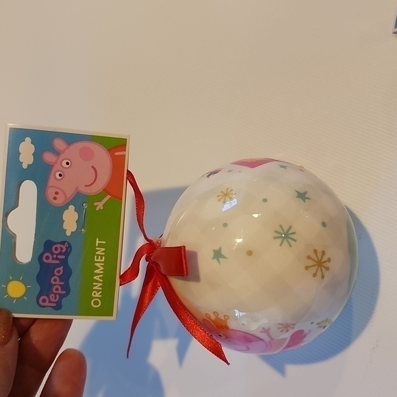 NWT Peppa Pig Christmas‎ Ornament Set of Two - Picture 10 of 11